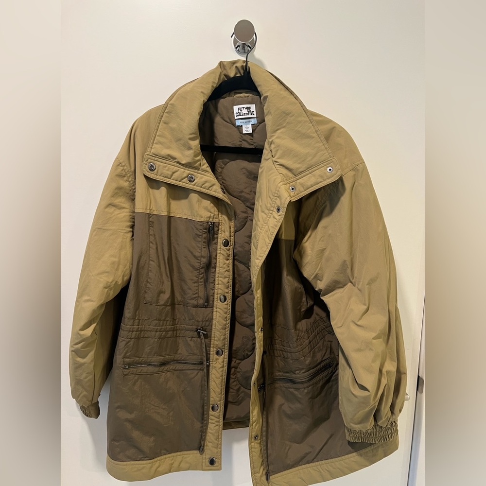 Two Tone Quilt Lined Jacket